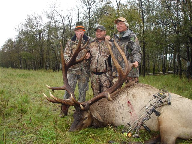 The Johnson clan after elk hunting in Saskatchewan Canada