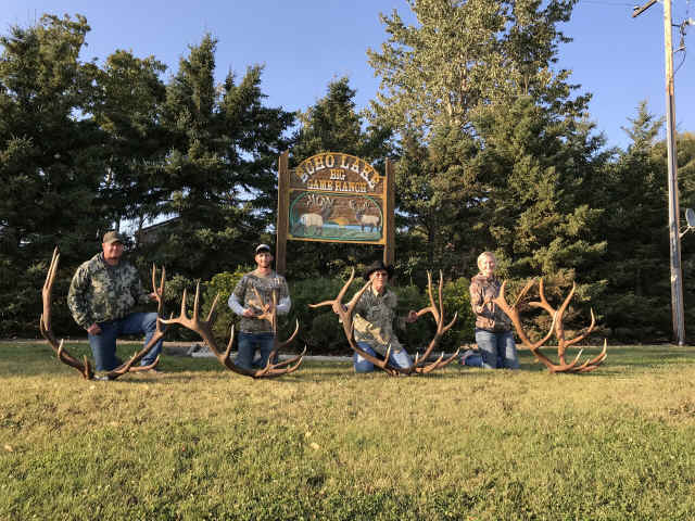A good hunt after hunting elk in Saskatchewan Canada