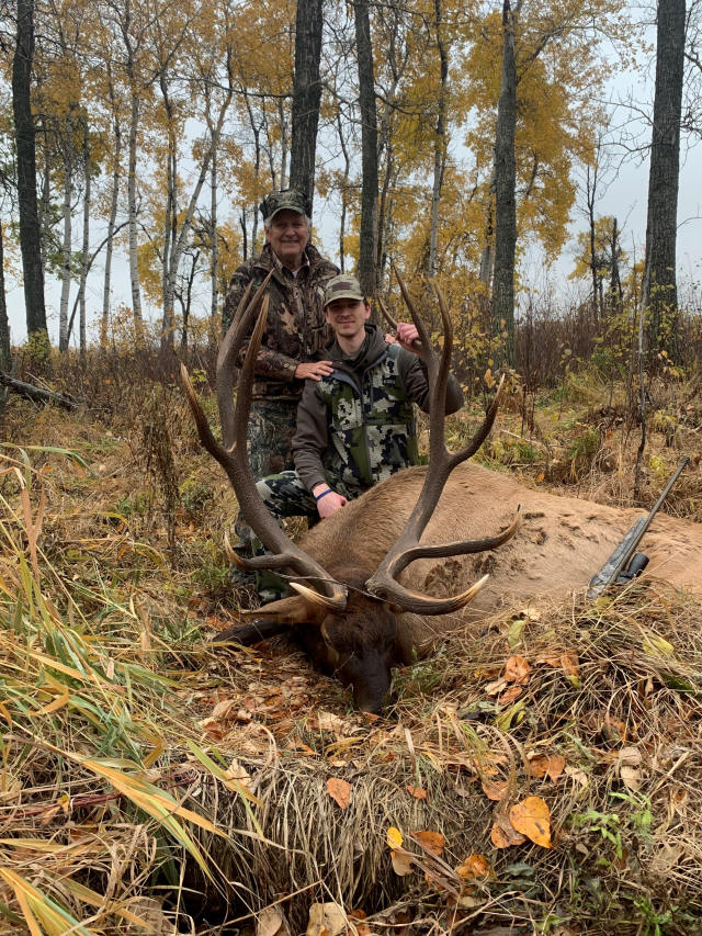 Hugh and Colin during the 2025 season at Echo Lake Hunts