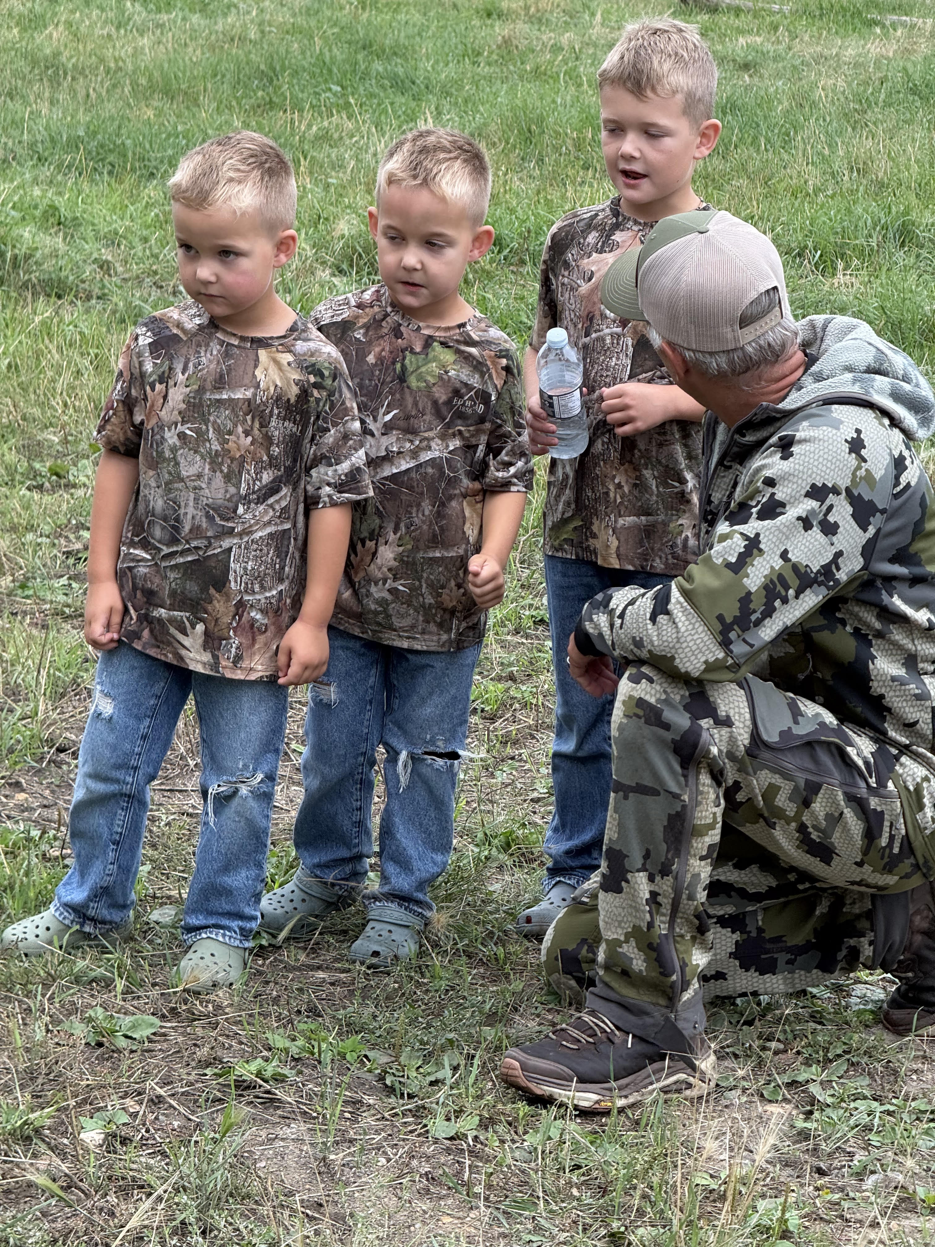 The squad is ready for the season at Echo Lake Hunts in Saskatchewan