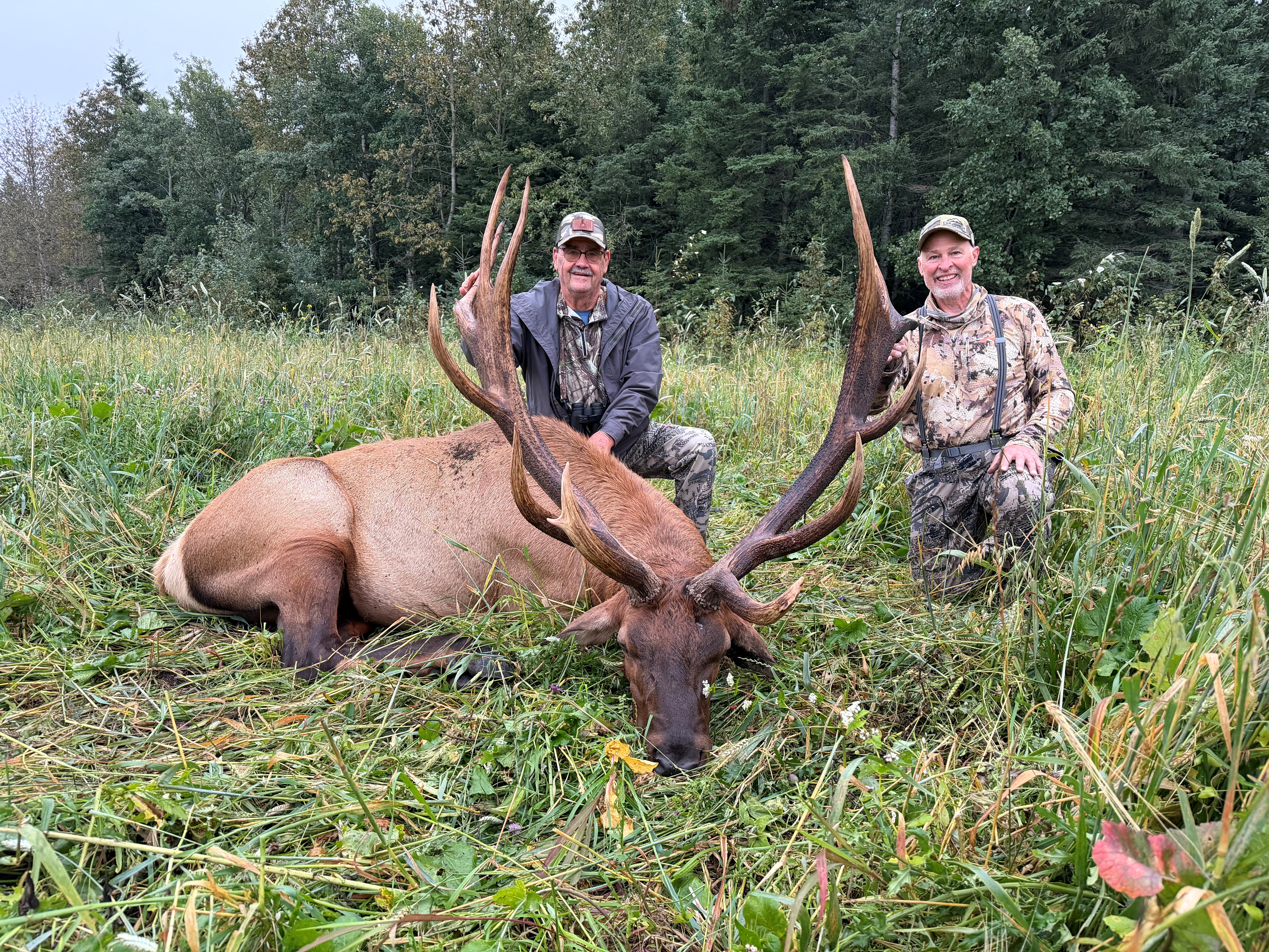 Rankin Smith and Jim Doran at Echo Lake Hunts in Saskatchewan